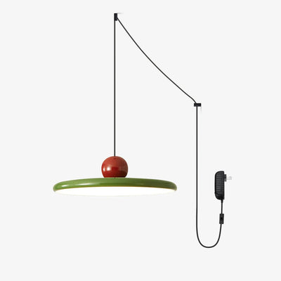 Terioaine Pendant Lamp Swag Green and Red