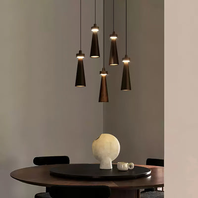 Tesno Minimalist Wood Pendant Light