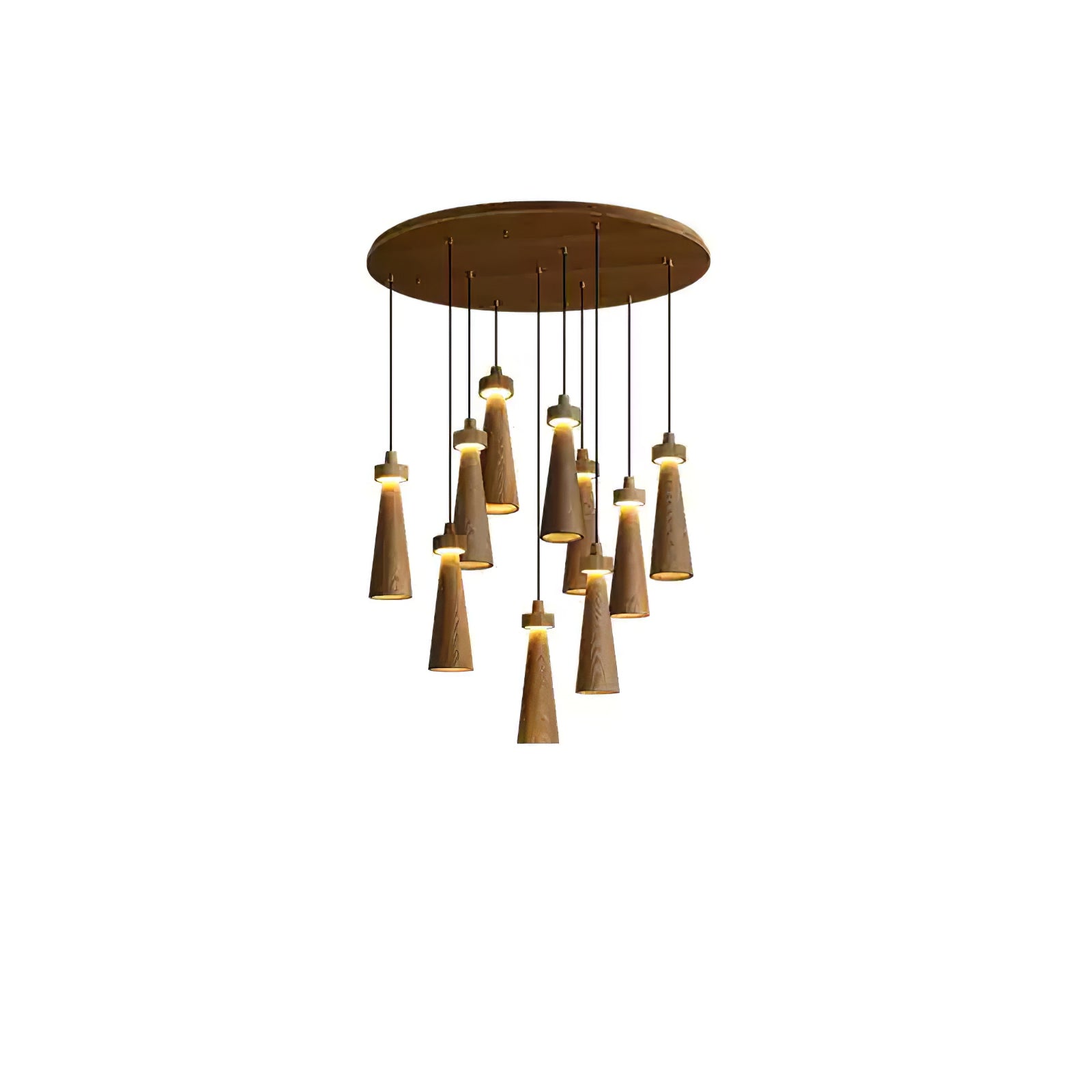 Tesno Minimalist Wood Pendant Light