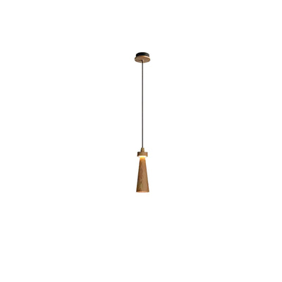 Tesno Minimalist Wood Pendant Light
