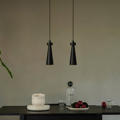 Tesno Minimalist Wood Pendant Light