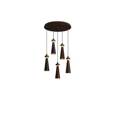 Tesno Minimalist Wood Pendant Light