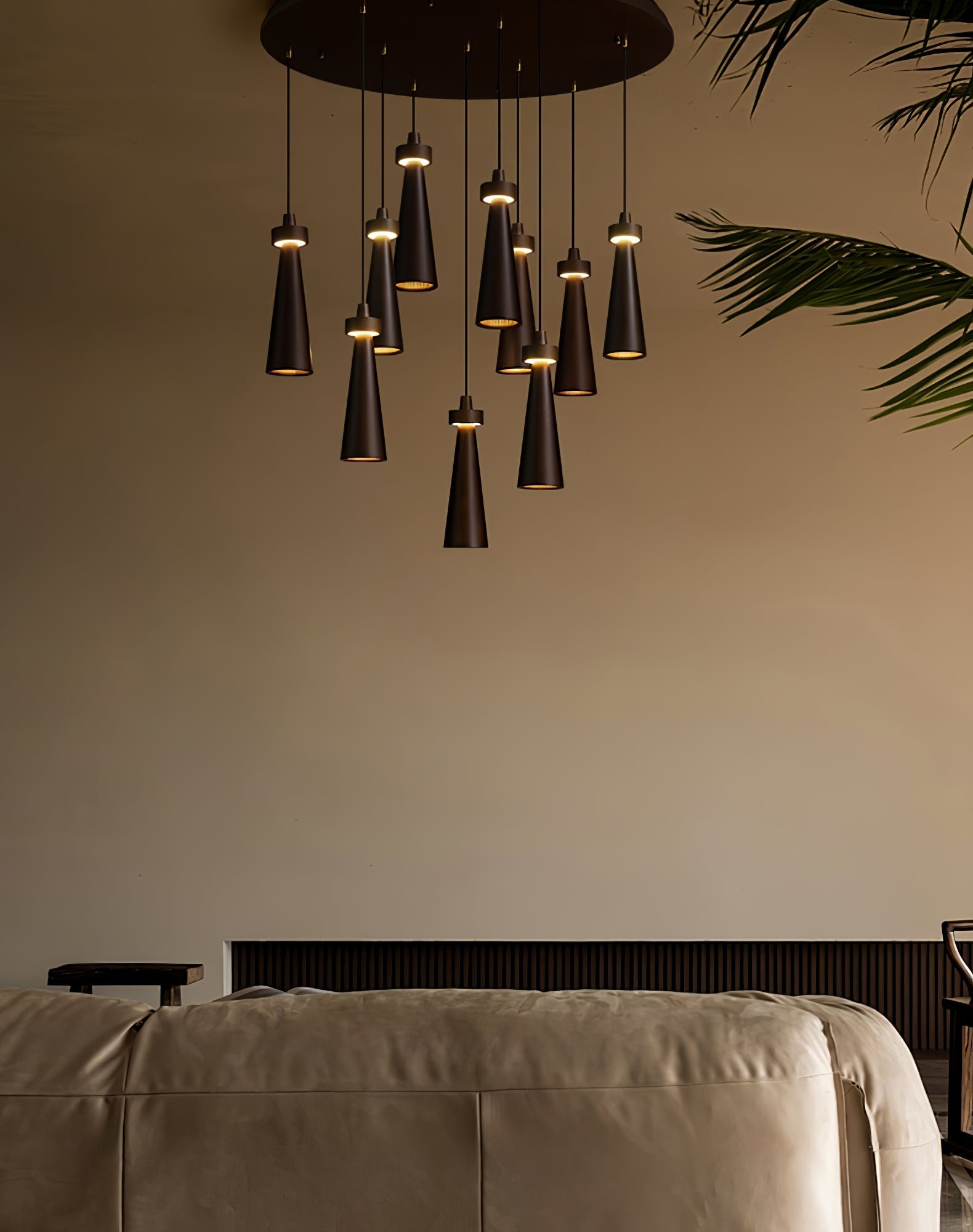 Tesno Minimalist Wood Pendant Light