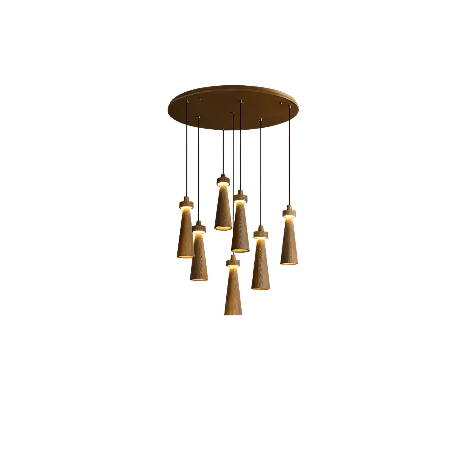 Tesno Minimalist Wood Pendant Light