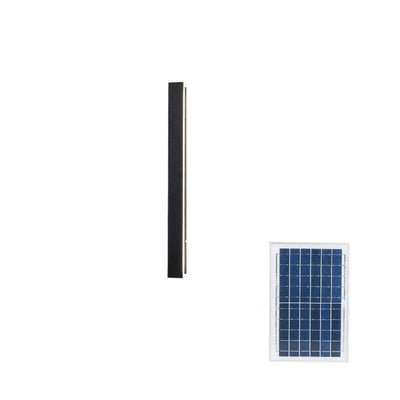 Renalira Long Strip Solar Outdoor Sconce