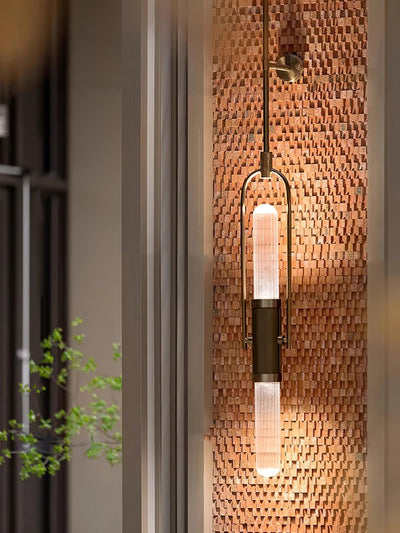 Isvyn Nordic Art Long Arc Glass Wall Lamp