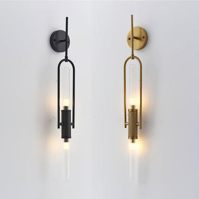 Isvyn Nordic Art Long Arc Glass Wall Lamp