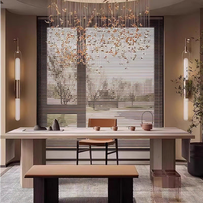 Isvyn Nordic Art Long Arc Glass Wall Lamp