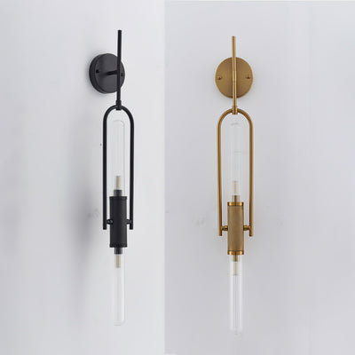Isvyn Nordic Art Long Arc Glass Wall Lamp