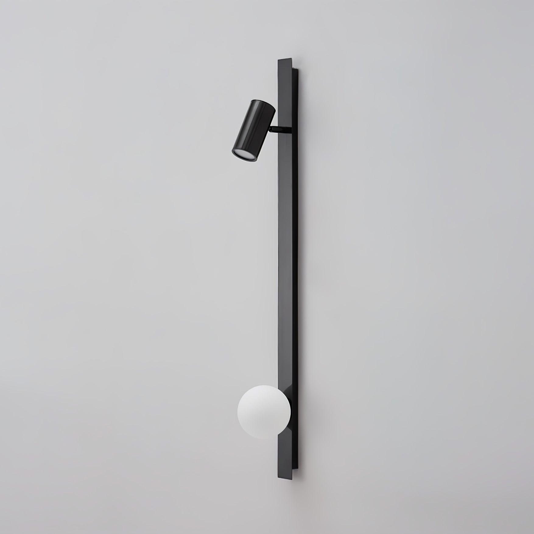 Aloz Brass Glass Minimalist Wall Light