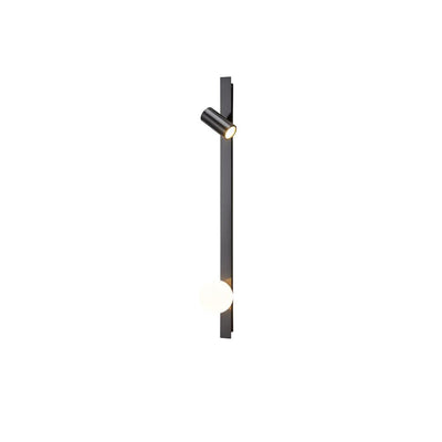 Aloz Brass Glass Minimalist Wall Light