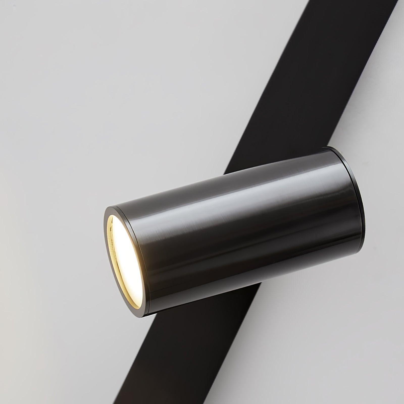 Aloz Brass Glass Minimalist Wall Light