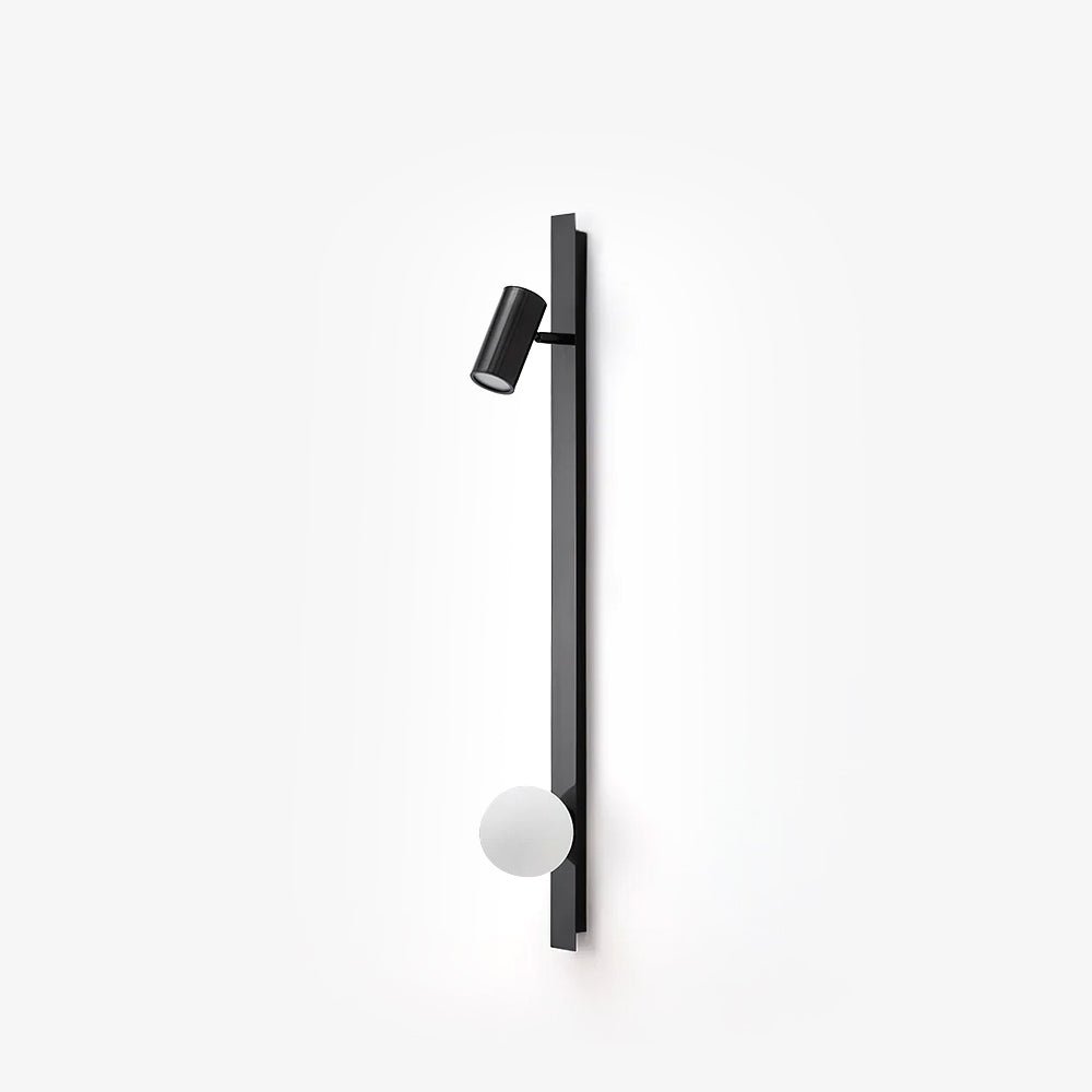 Aloz Brass Glass Minimalist Wall Light