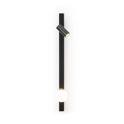 Aloz Brass Glass Minimalist Wall Light