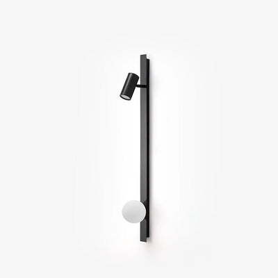 Aloz Brass Glass Minimalist Wall Light