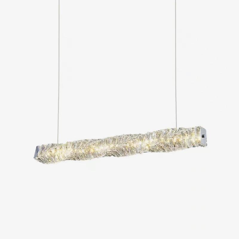 Stream Long Crystal Pendant Lamp