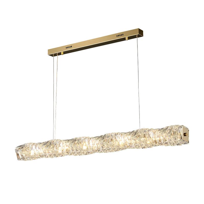 Stream Long Crystal Pendant Lamp