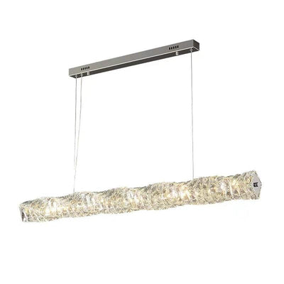 Stream Long Crystal Pendant Lamp