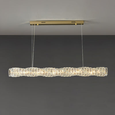 Stream Long Crystal Pendant Lamp