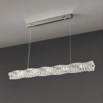 Stream Long Crystal Pendant Lamp