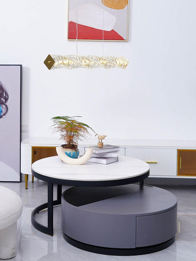 Stream Long Crystal Pendant Lamp