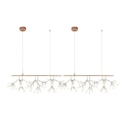 Brenwen Chandelier LED Branch Long Linear Artistic