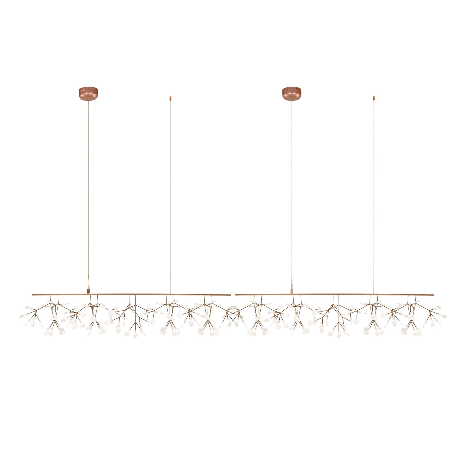 Brenwen Chandelier LED Branch Long Linear Artistic