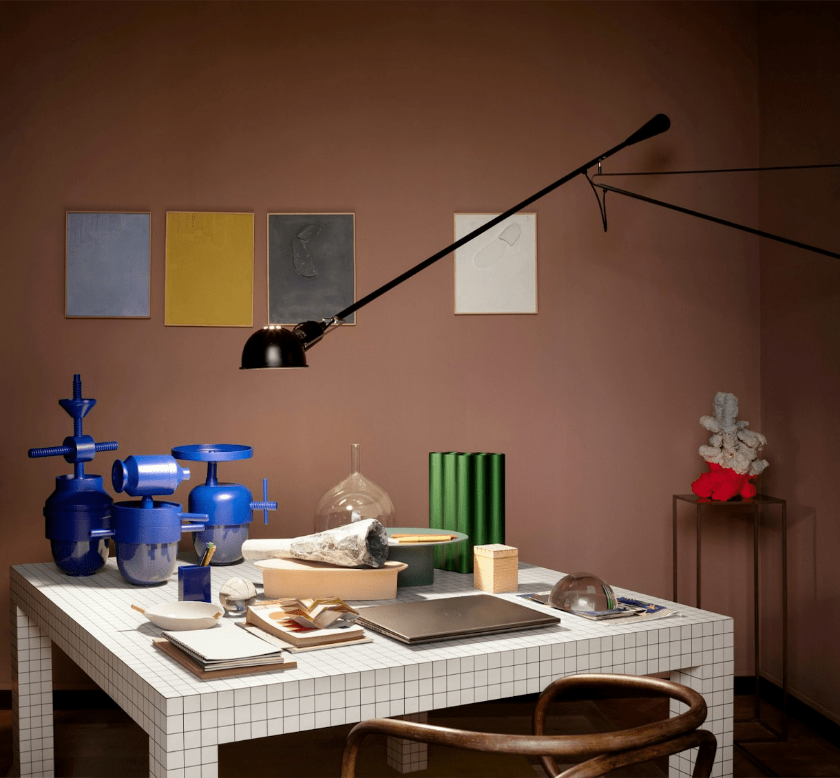 Vellaro Long Swing Arm Wall Lamp