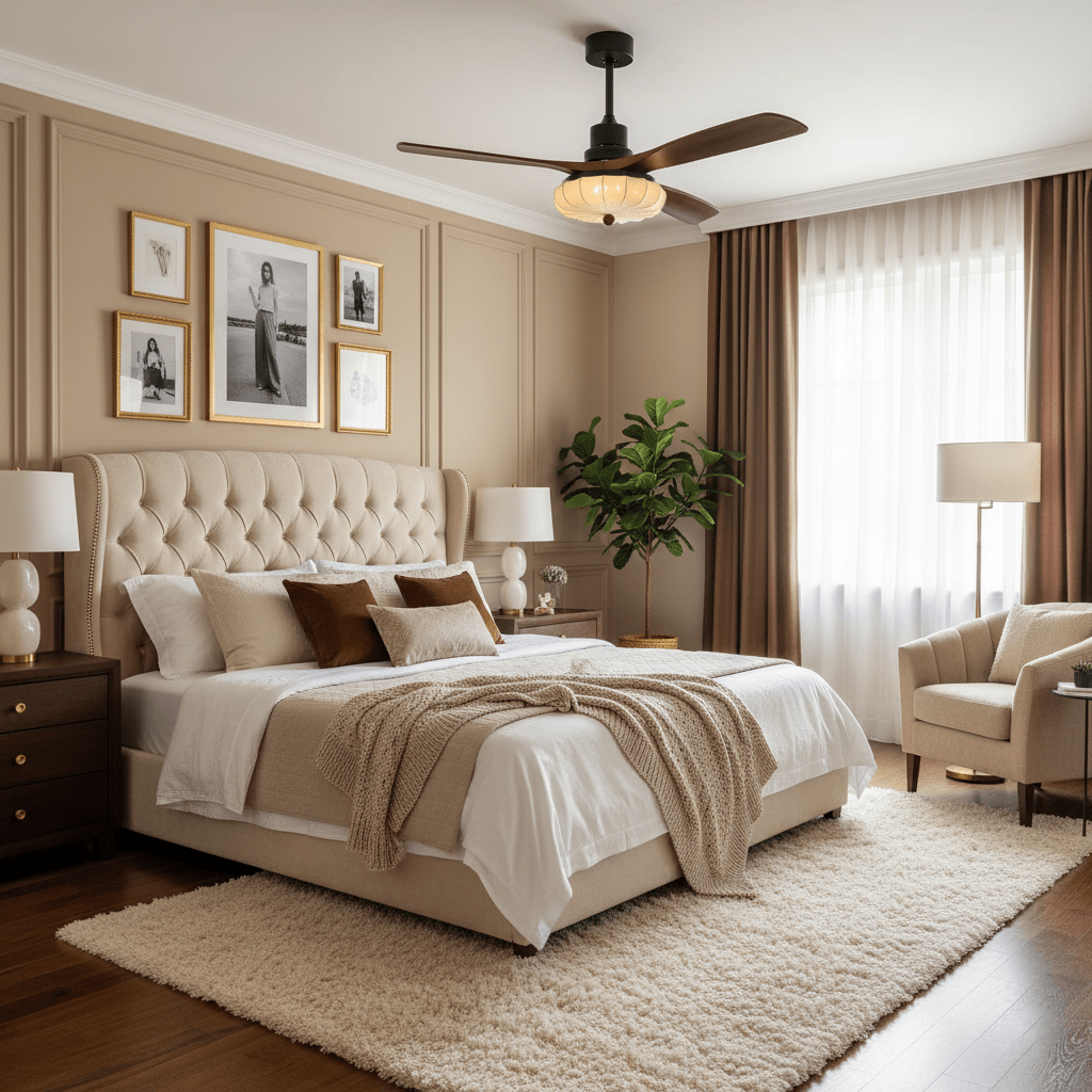 Solstead Lotus Bloom Ceiling Fan Light