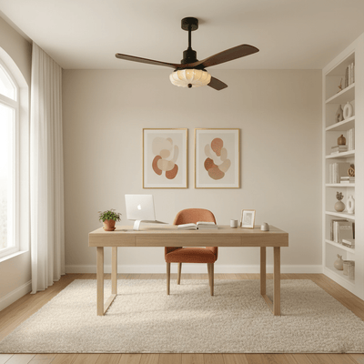 Solstead Lotus Bloom Ceiling Fan Light