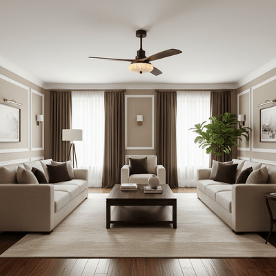 Solstead Lotus Bloom Ceiling Fan Light
