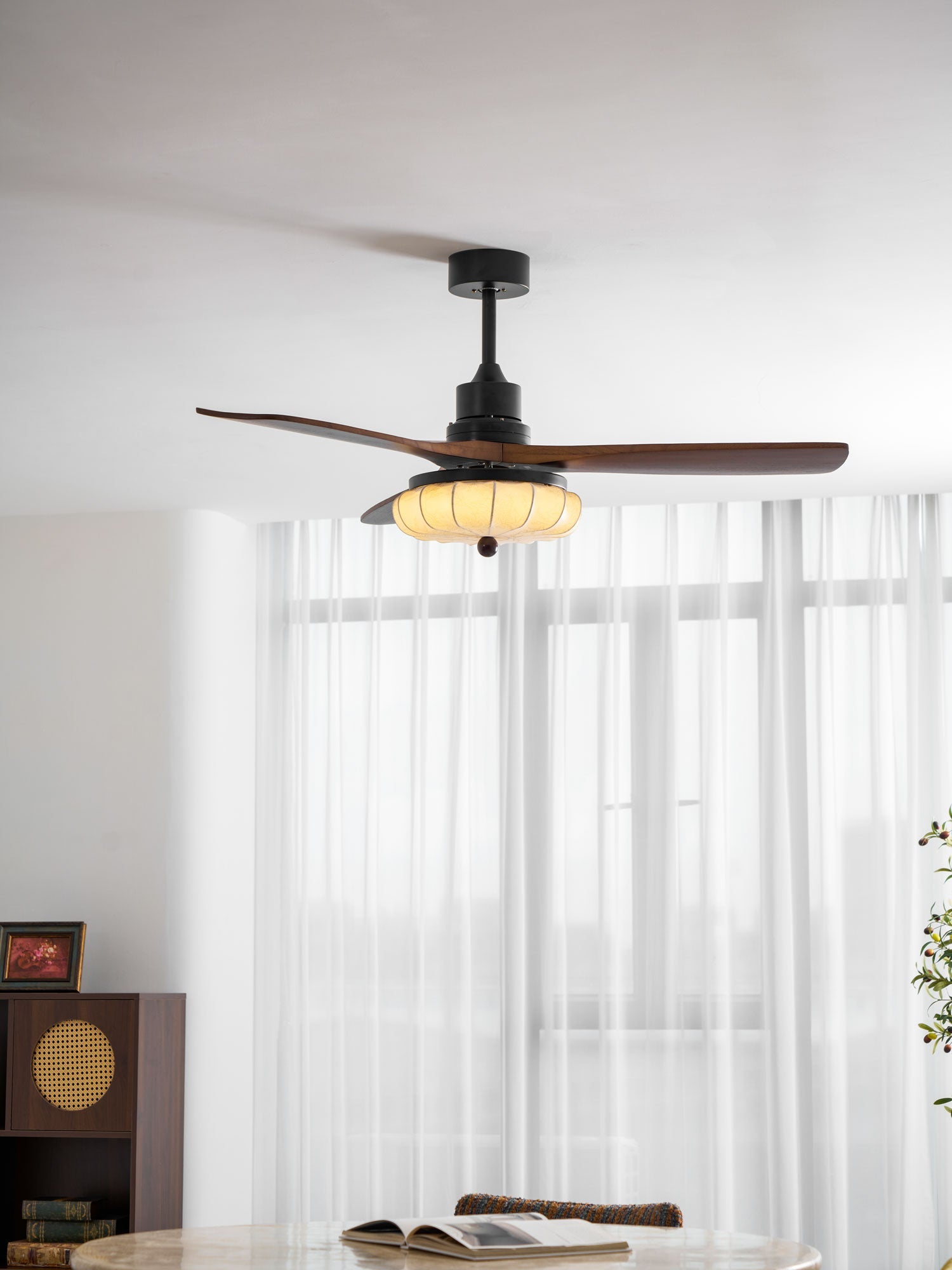 Solstead Lotus Bloom Ceiling Fan Light