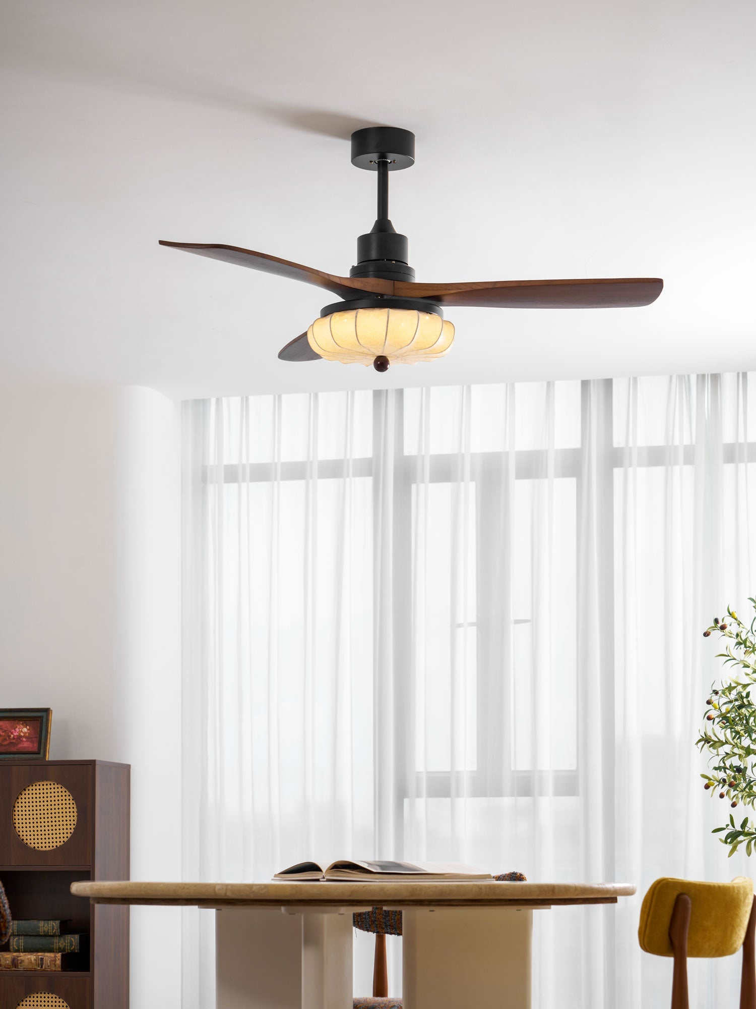 Solstead Lotus Bloom Ceiling Fan Light