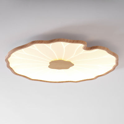 Miramere Lotus Leaf Acrylic Flush Mount Ceiling Light