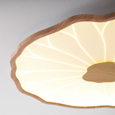 Miramere Lotus Leaf Acrylic Flush Mount Ceiling Light