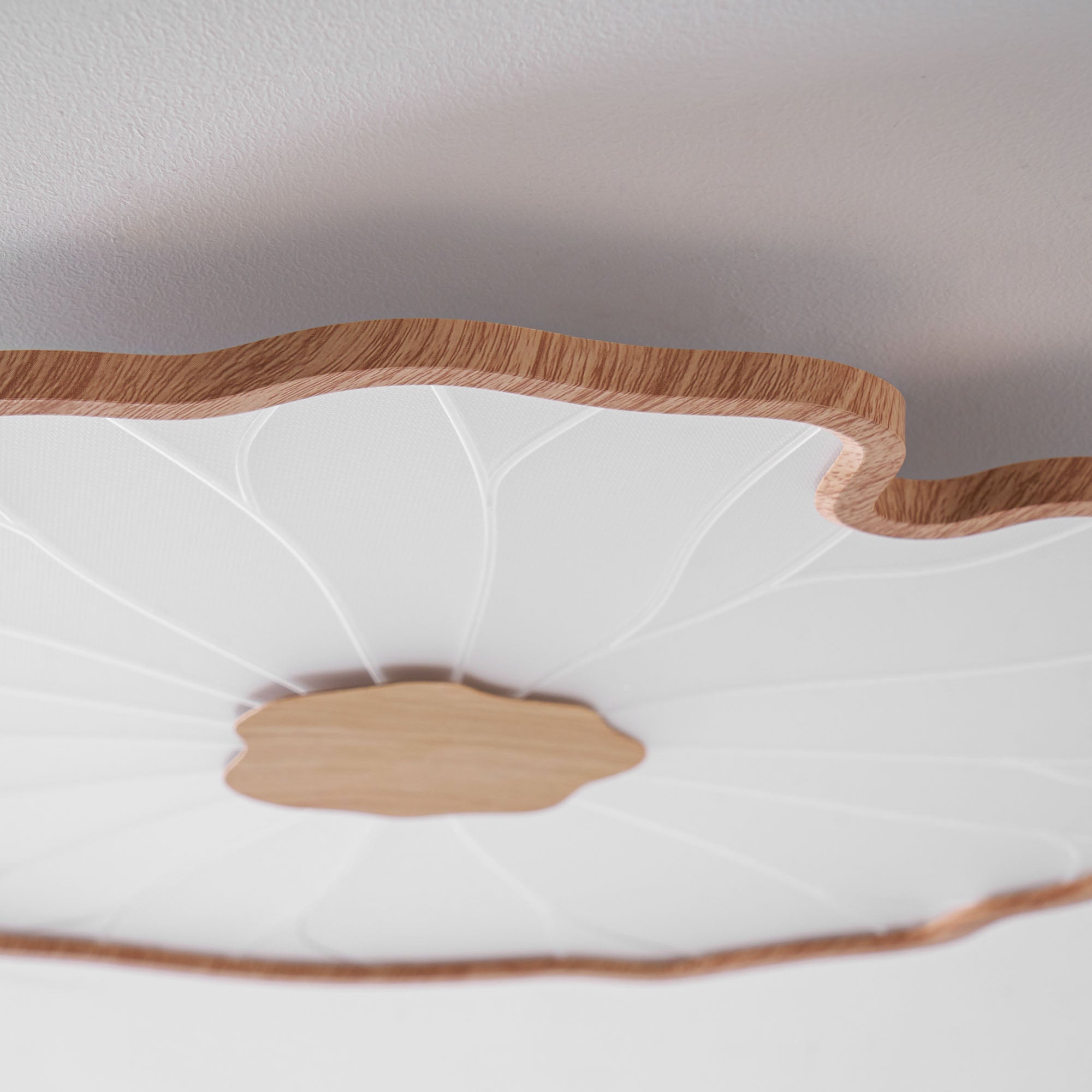 Miramere Lotus Leaf Acrylic Flush Mount Ceiling Light