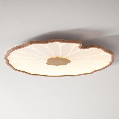 Miramere Lotus Leaf Acrylic Flush Mount Ceiling Light