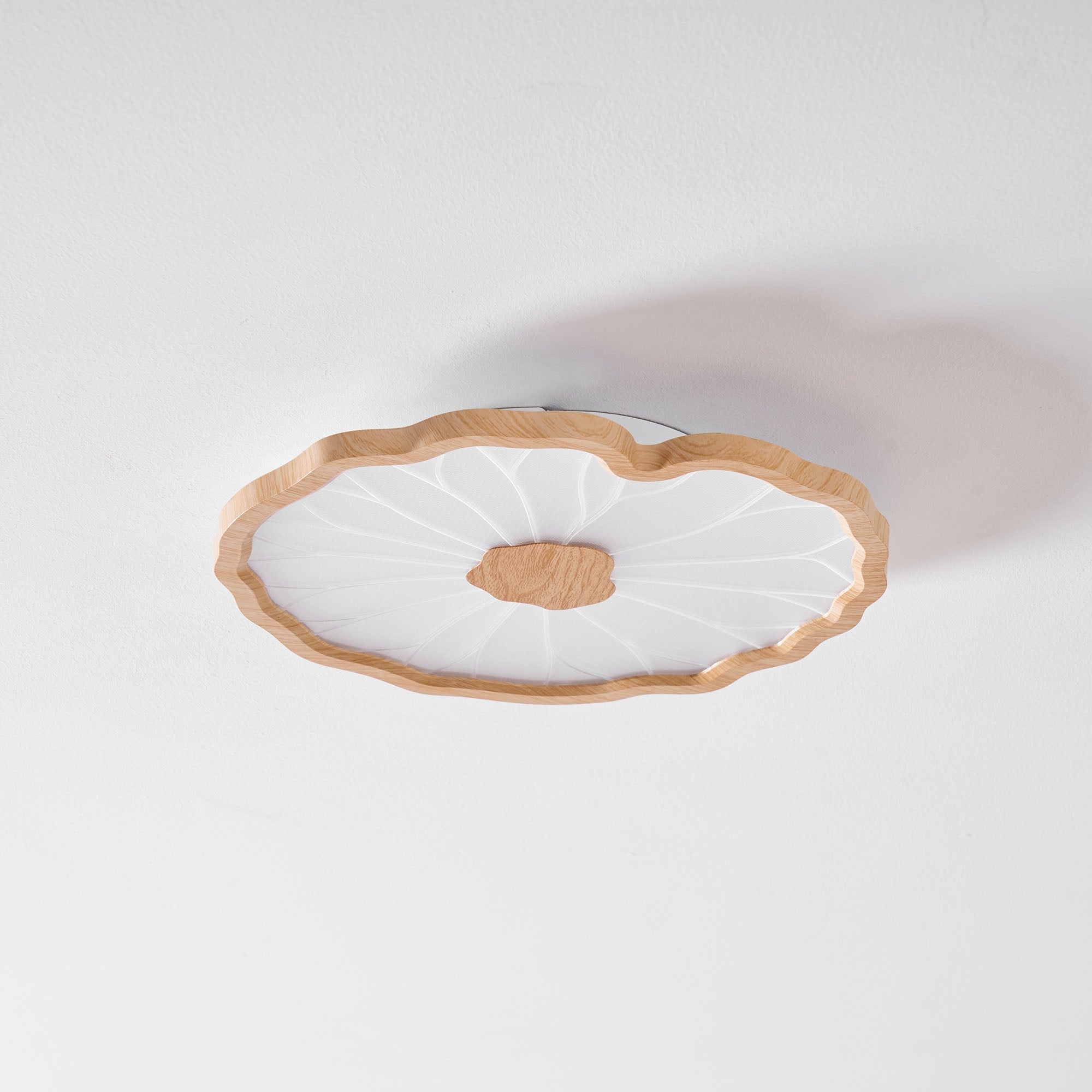 Miramere Lotus Leaf Acrylic Flush Mount Ceiling Light