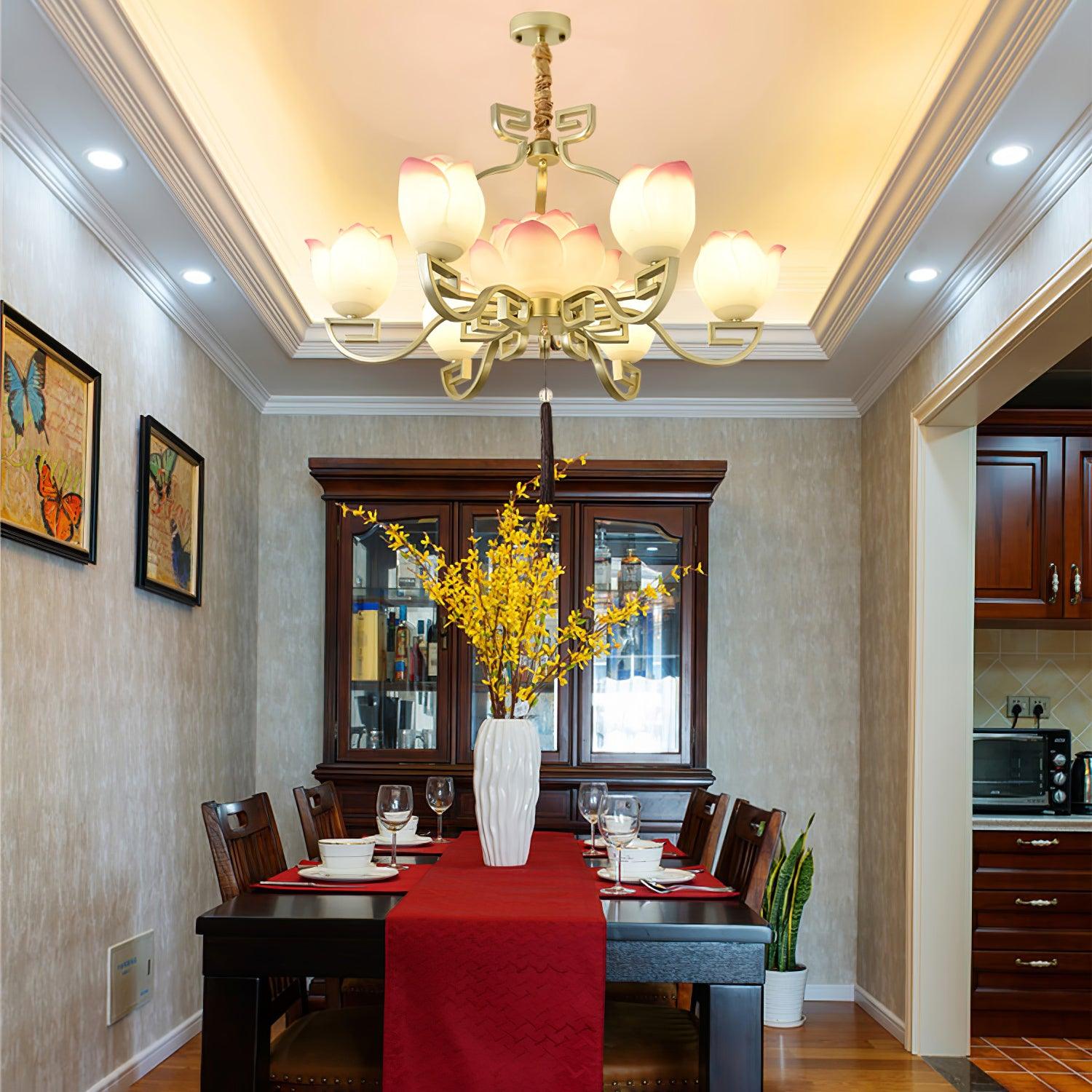 Baya Oriental Resin Chandelier