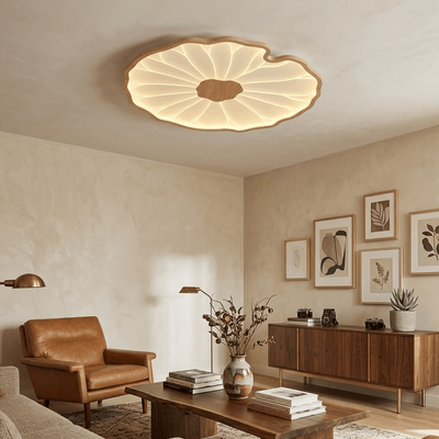 Miramere Lotus Leaf Acrylic Flush Mount Ceiling Light