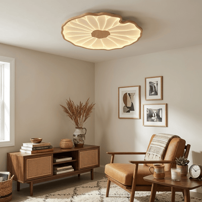 Miramere Lotus Leaf Acrylic Flush Mount Ceiling Light