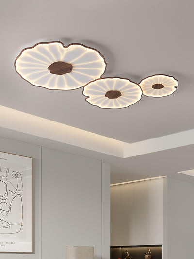 Miramere Lotus Leaf Acrylic Flush Mount Ceiling Light