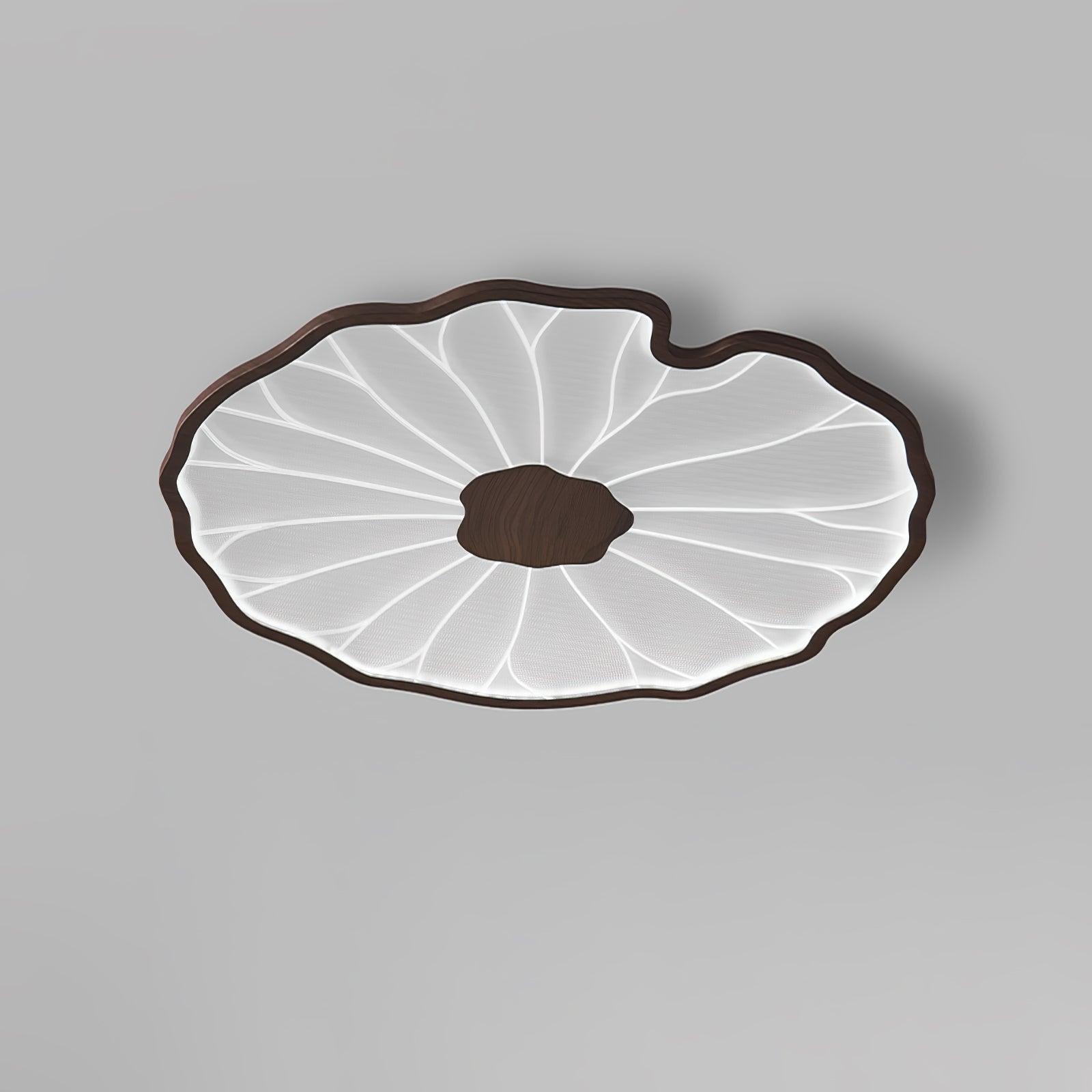 Miramere Lotus Leaf Acrylic Flush Mount Ceiling Light