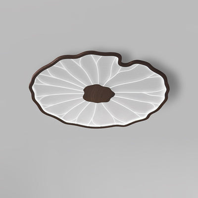 Miramere Lotus Leaf Acrylic Flush Mount Ceiling Light