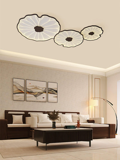 Miramere Lotus Leaf Acrylic Flush Mount Ceiling Light