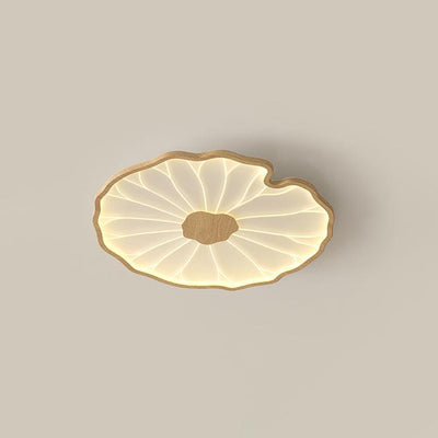 Miramere Lotus Leaf Acrylic Flush Mount Ceiling Light