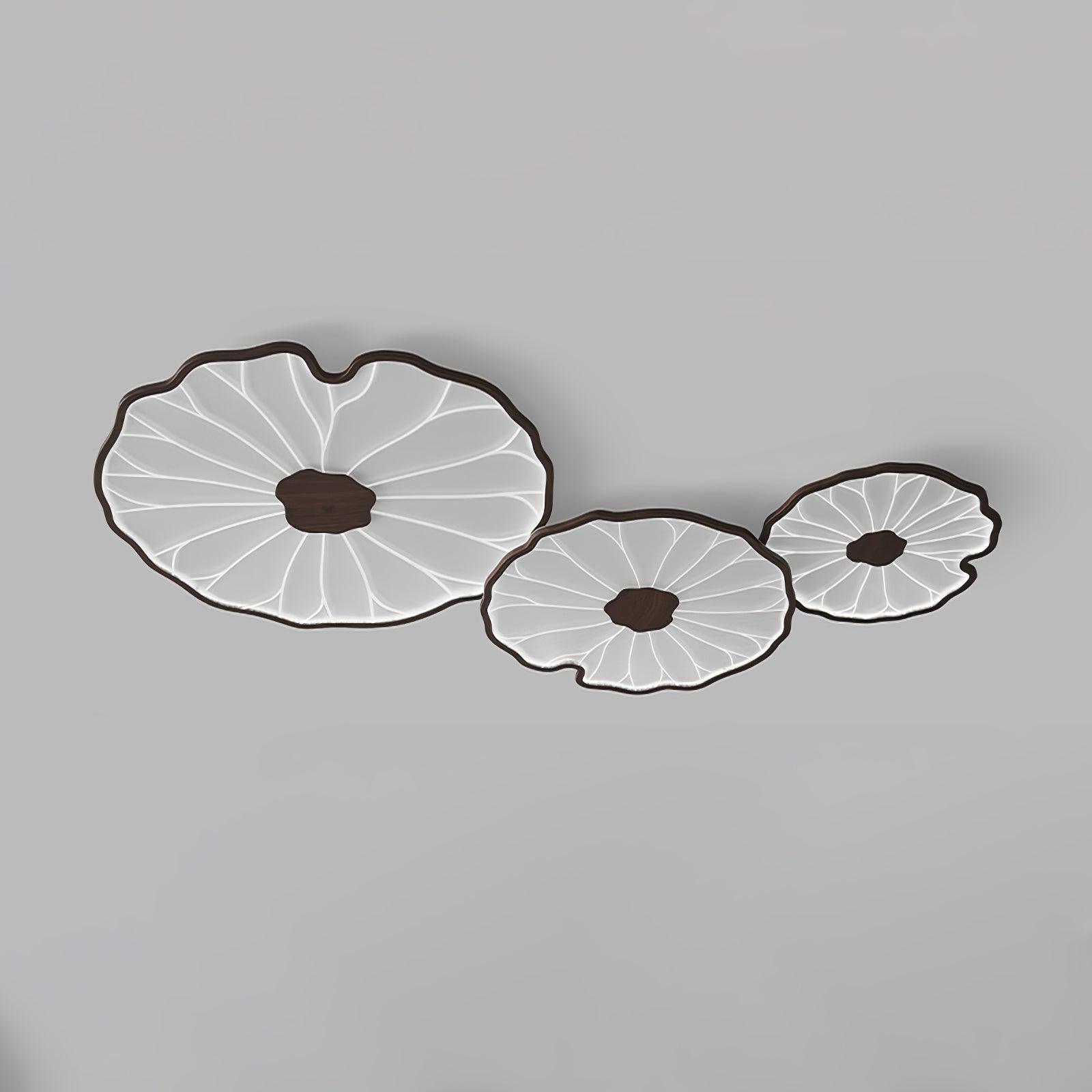 Miramere Lotus Leaf Acrylic Flush Mount Ceiling Light