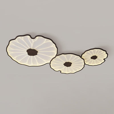 Miramere Lotus Leaf Acrylic Flush Mount Ceiling Light