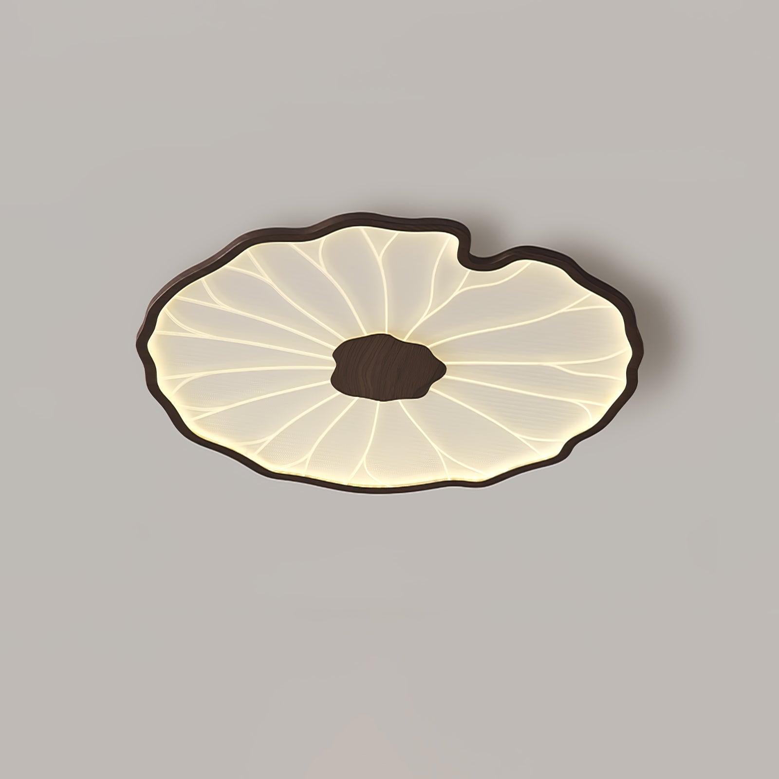 Miramere Lotus Leaf Acrylic Flush Mount Ceiling Light