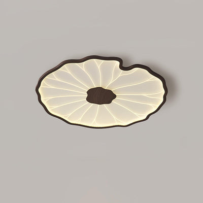 Miramere Lotus Leaf Acrylic Flush Mount Ceiling Light